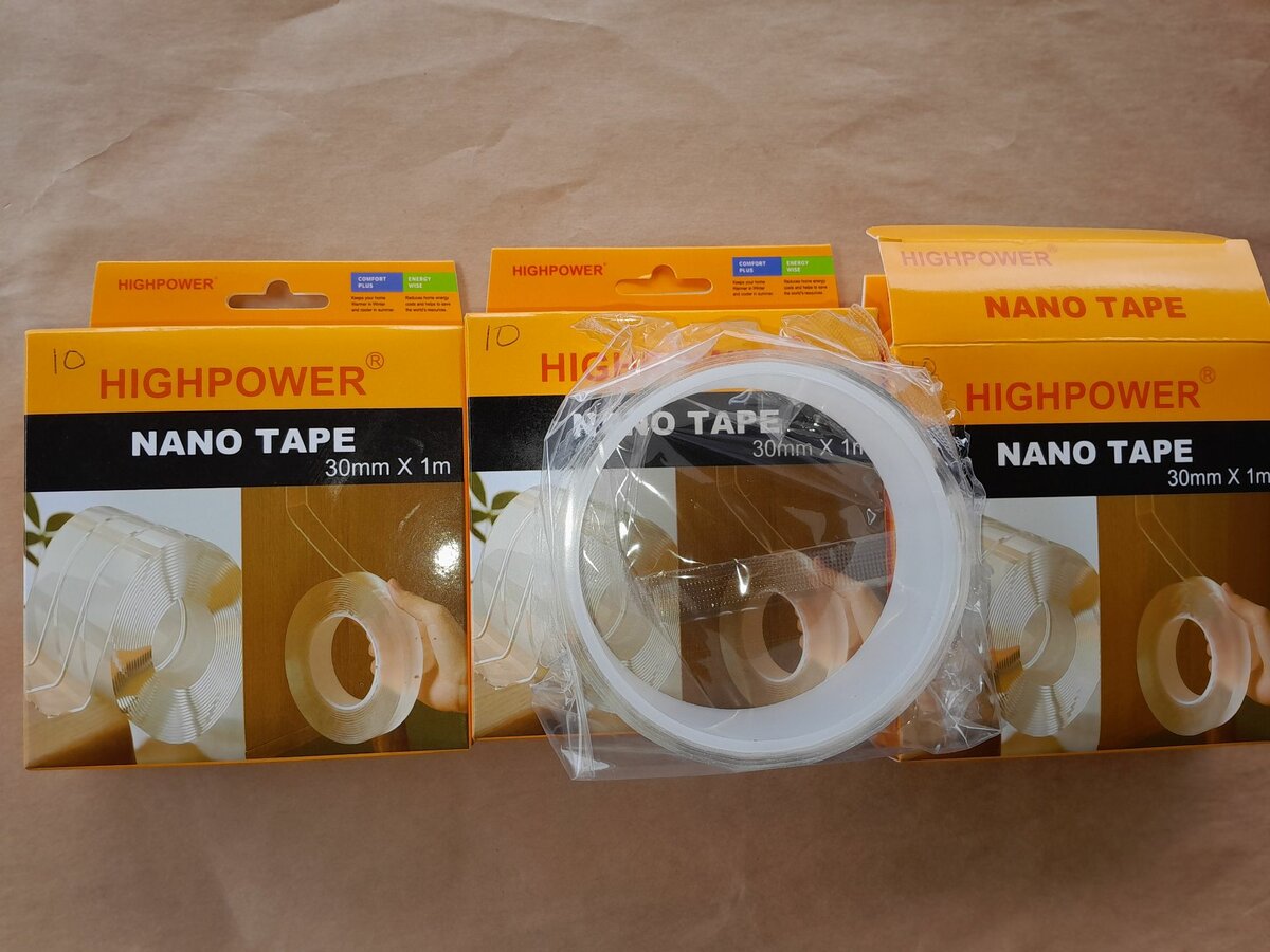 Double-sided nano tape