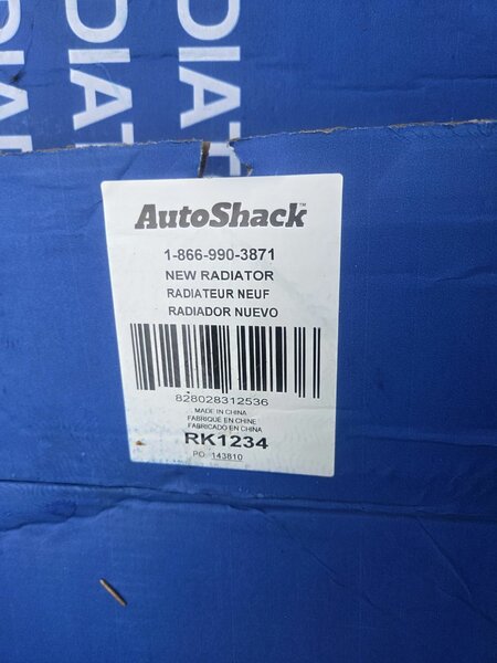 AutoShack New Radiator