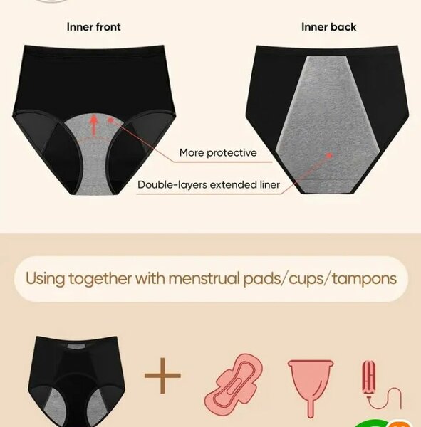 Culottes menstruelles confortables