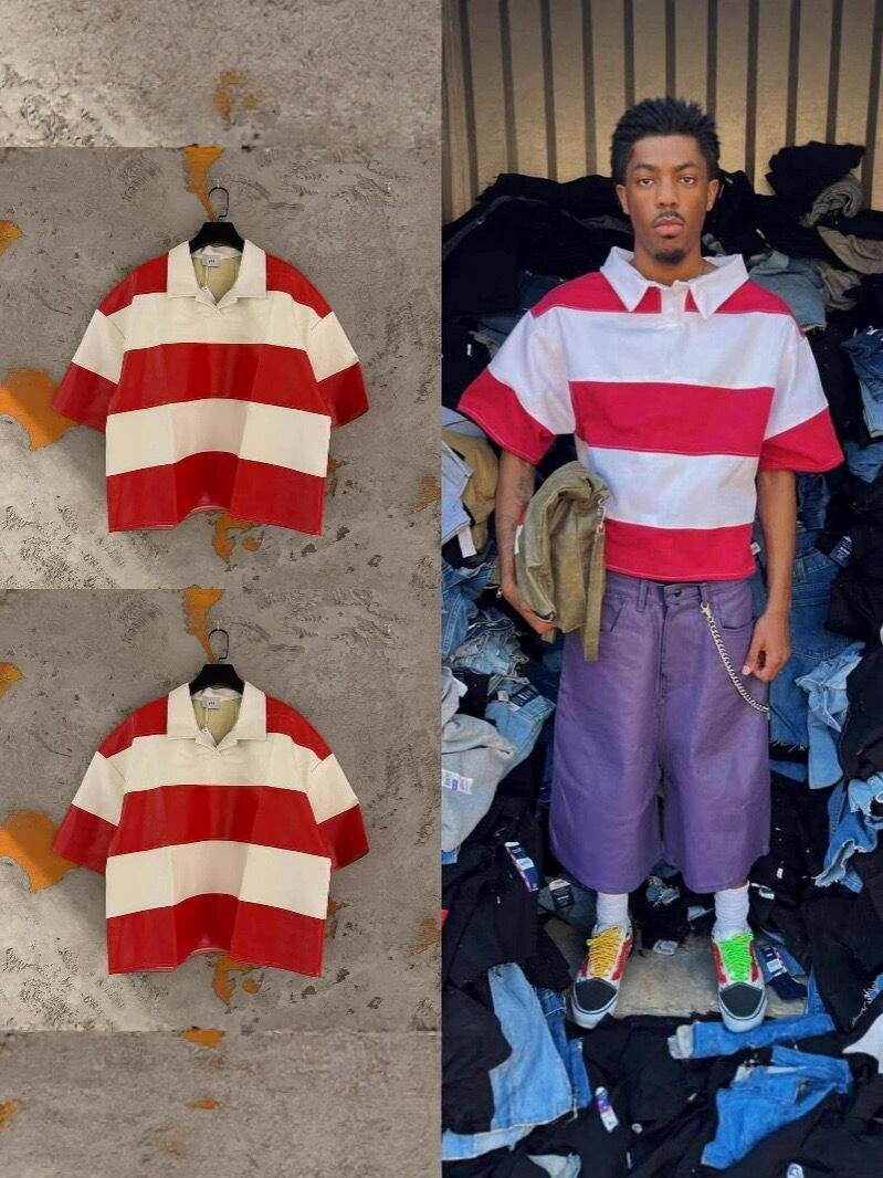 Polo à rayures vintage