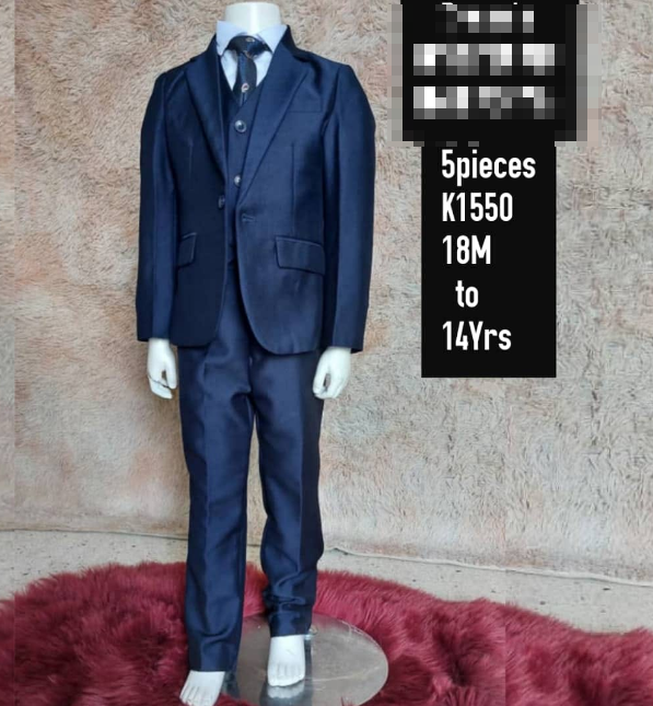 blue suit for teenagers 5 items