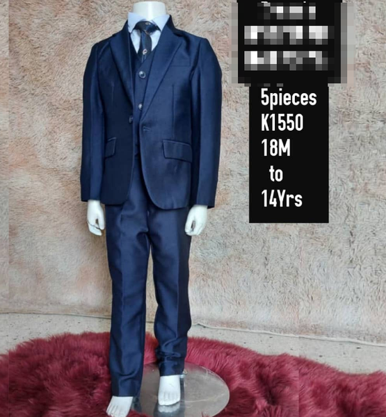 blue suit for teenagers 5 items