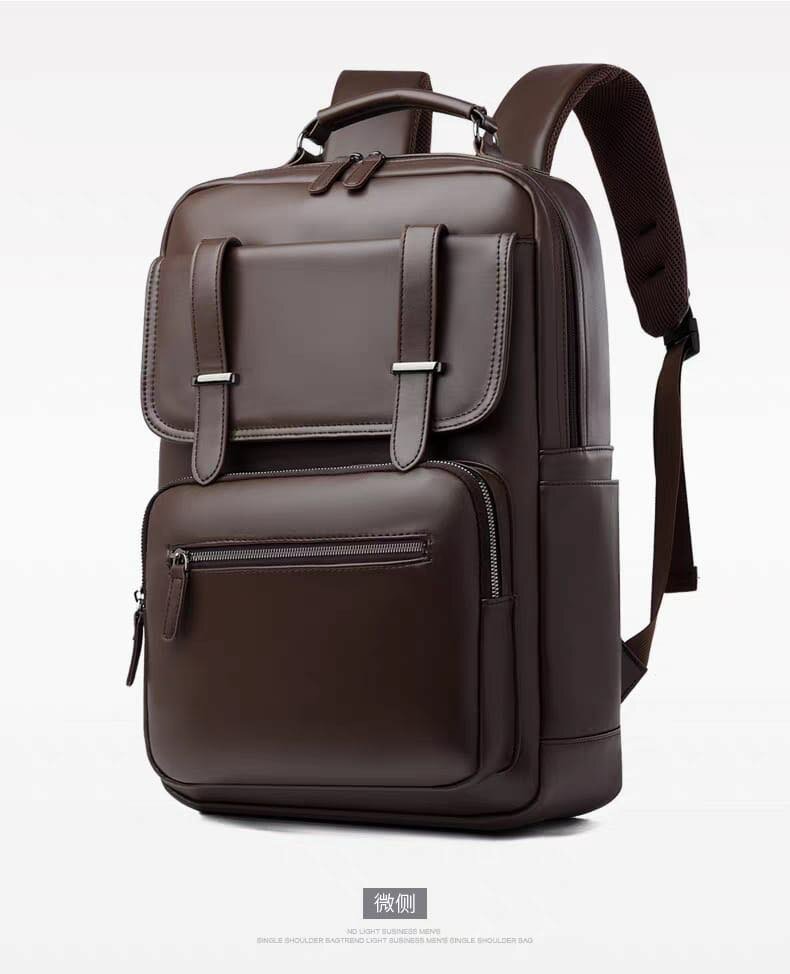 Sac à dos en cuir élégant