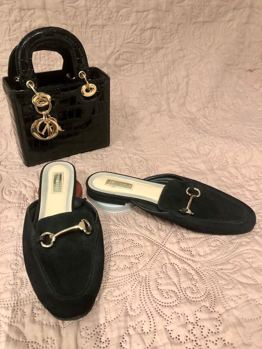 Black Primark Half Loafers