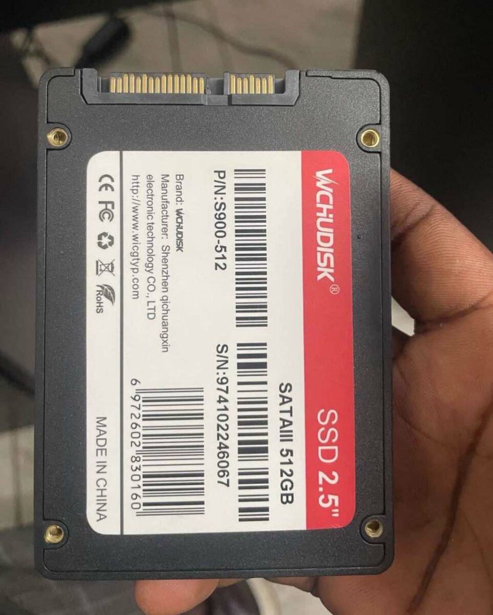 WCHUDISK SSD 512GB SATA III