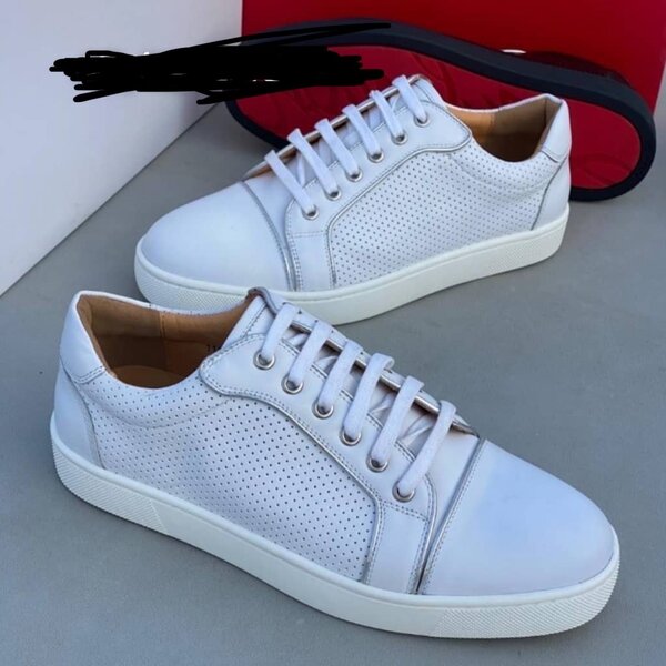 LUOBOUTIN CLASSIC SNEAKER ALL WHITE