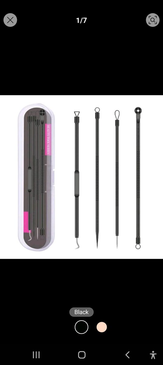 Pimple extractor set