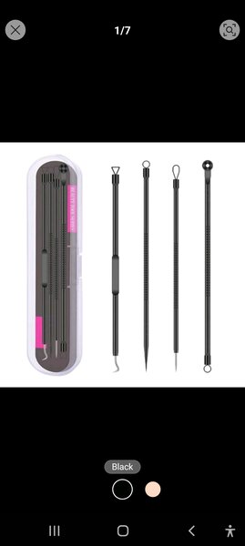 Pimple extractor set