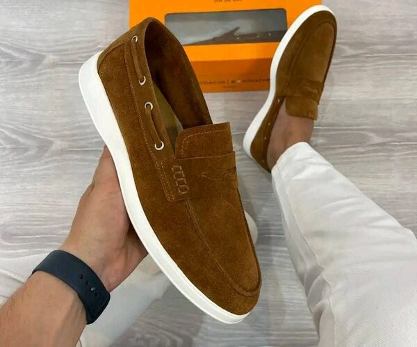 Mocassins en daim élégants