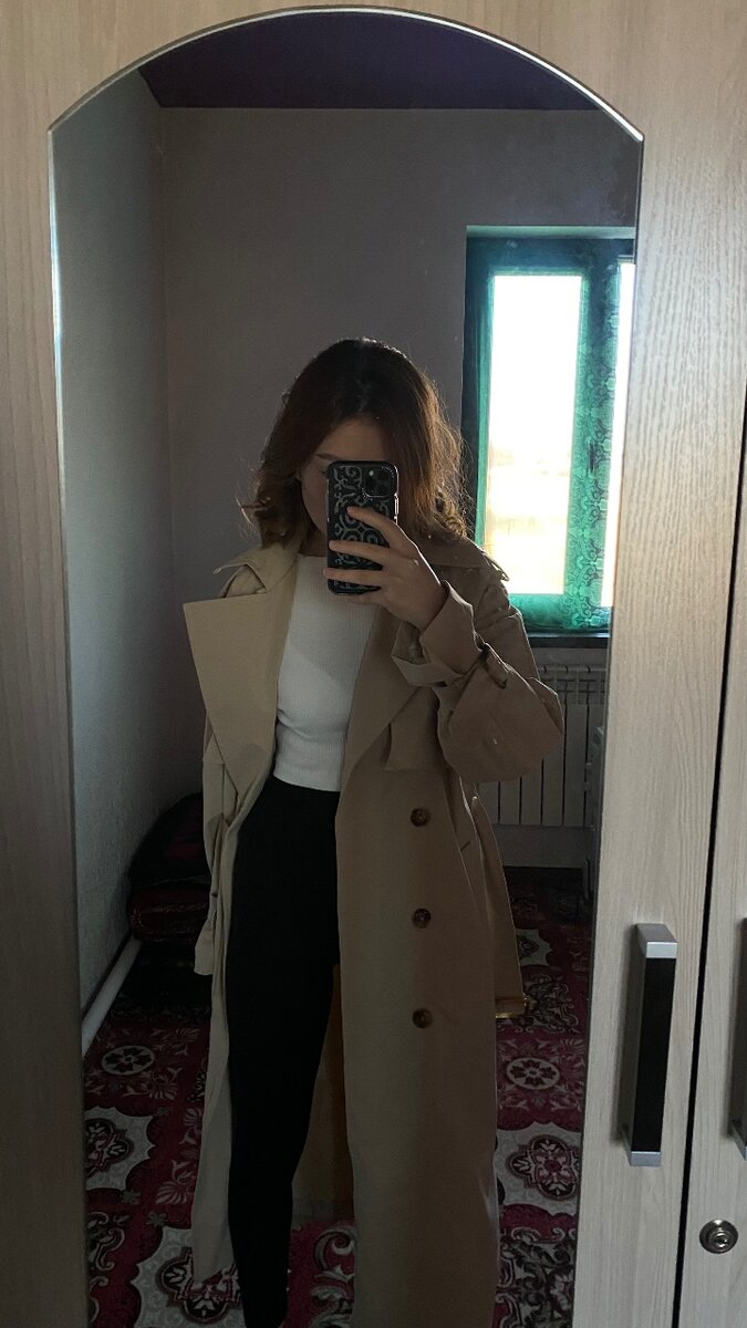 Тренч в хорошем состоянии