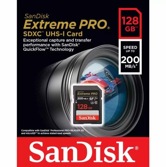 SANDISK 128GB EXTREME PRO SDXC
