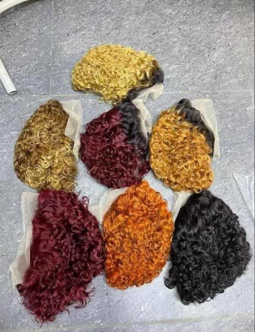 Perruque importé pixie curl