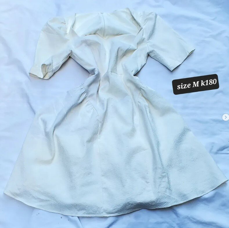 Comfortable and stylish women's dress white