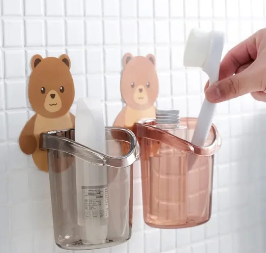 Porte-brosse mignon mural