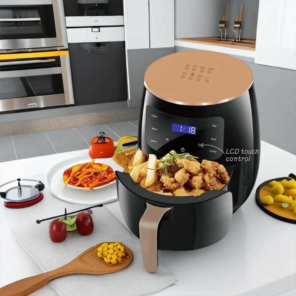 Friteuse à air avec écran tactile LCD  Cuisine saine et sav