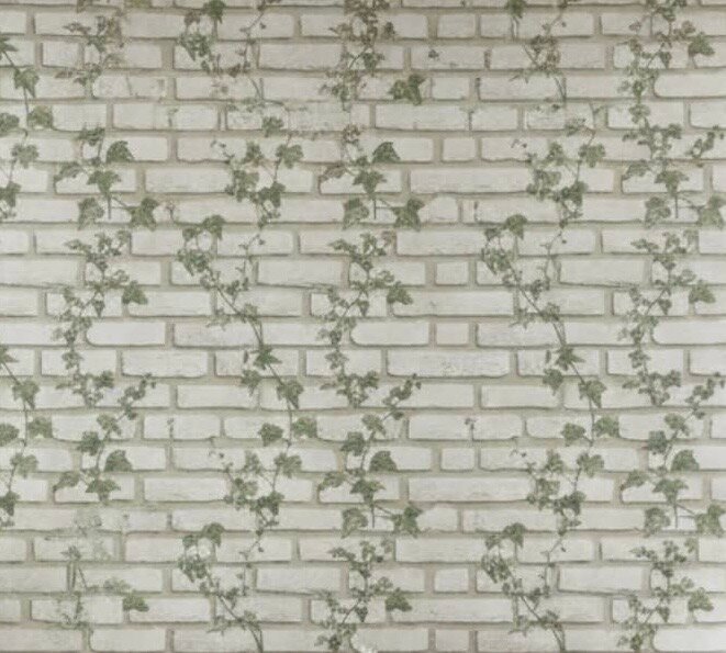 Papier Peint Imitation Brique Végétale