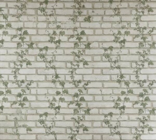 Papier Peint Imitation Brique Végétale
