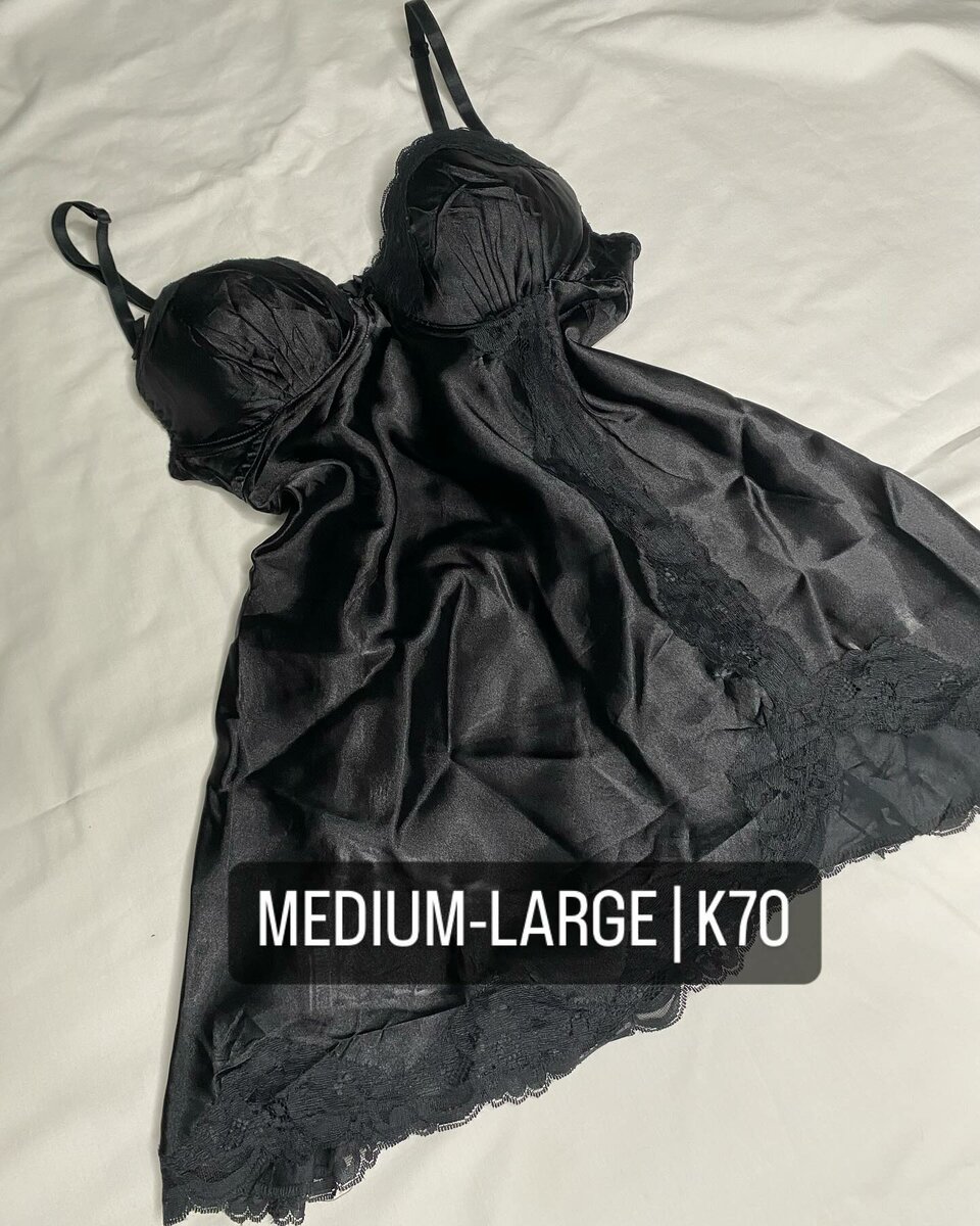 Beautiful Women's Pajama Dress black