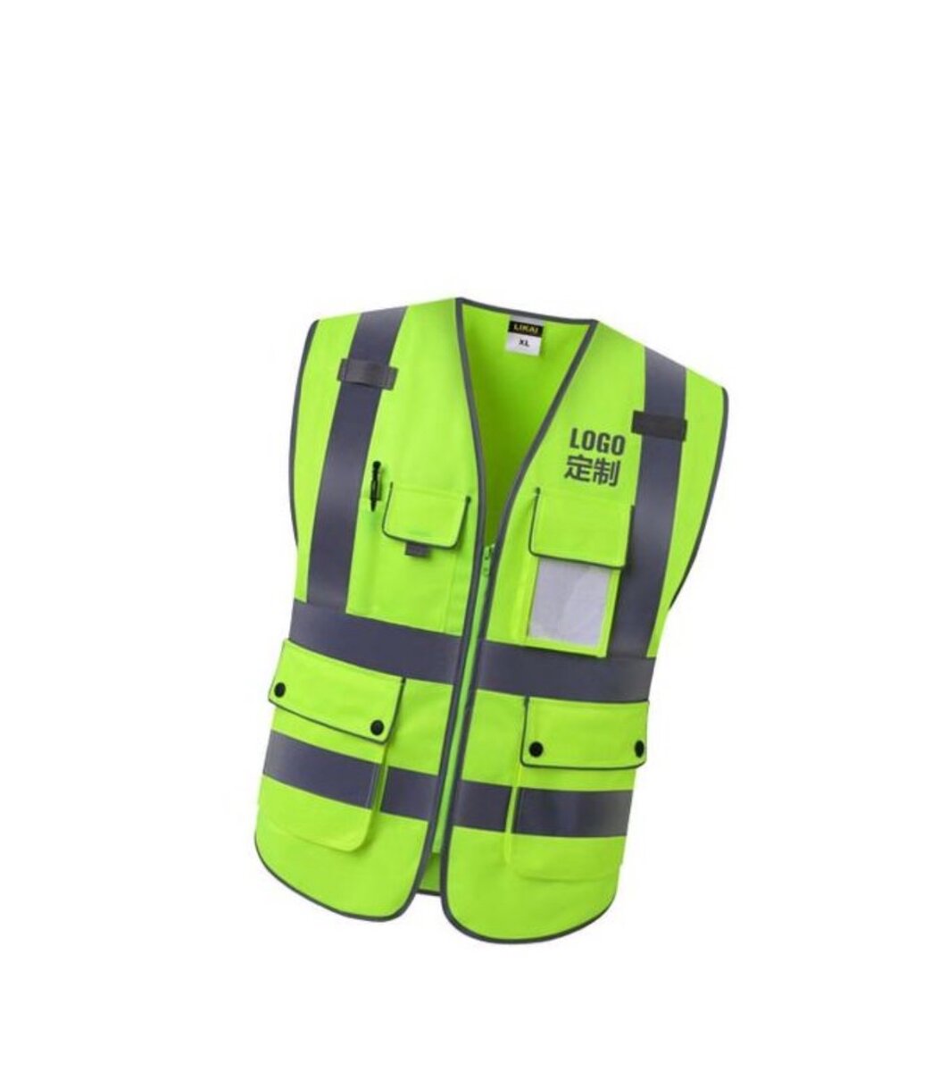 Reflective Safety Vest Fluorescent Green XL