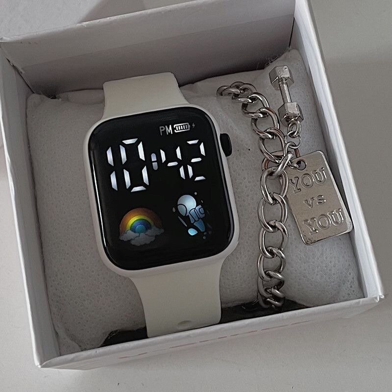 Montre Digitale avec Bracelet "You vs You" + Coffret