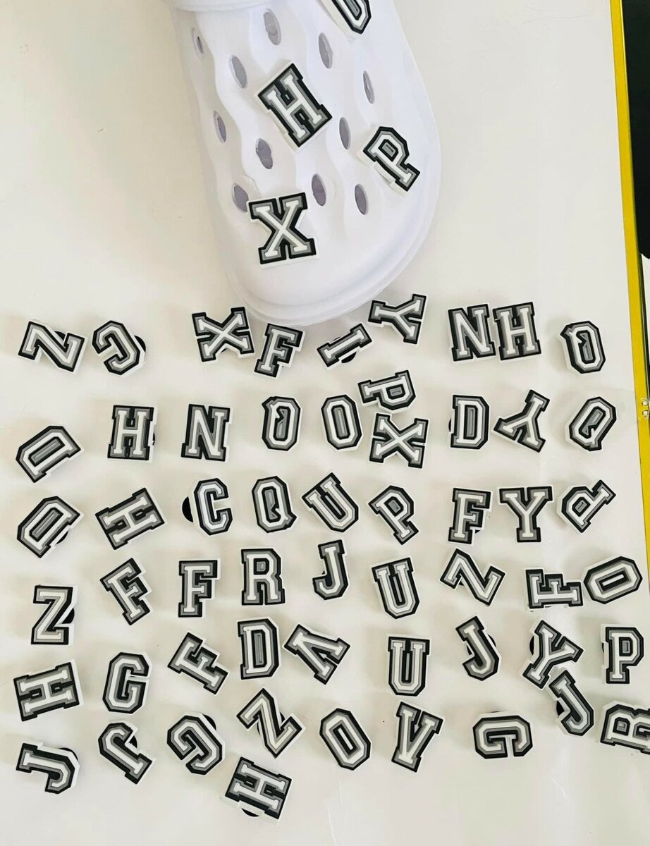 Assorted crocs Jibbitz