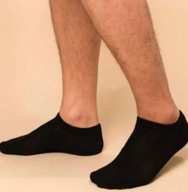 Chaussettes invisibles noires confort