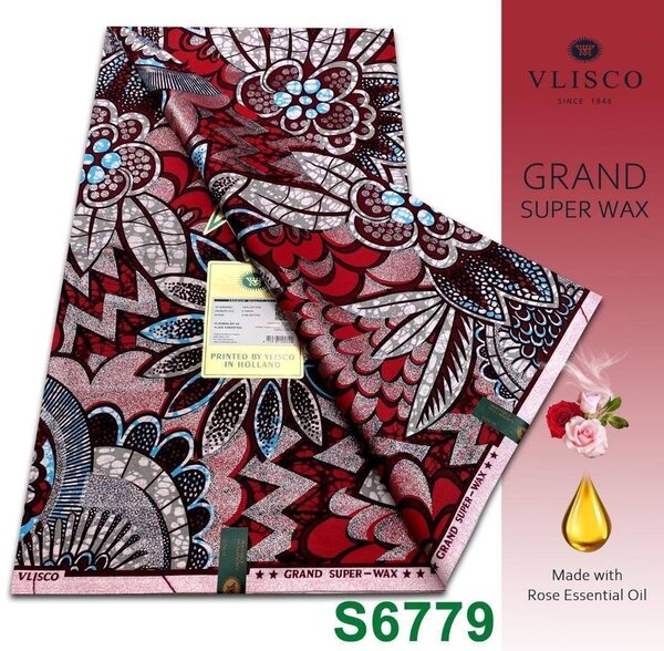 Tissu Vlisco Super Wax Luxe