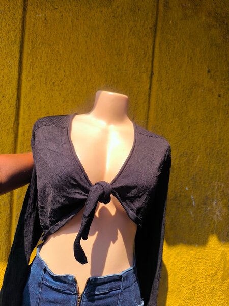 Haut noué été femme