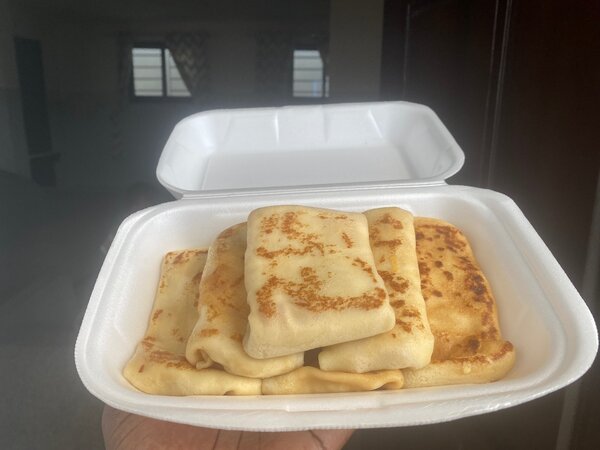 Crêpes jambon fromage