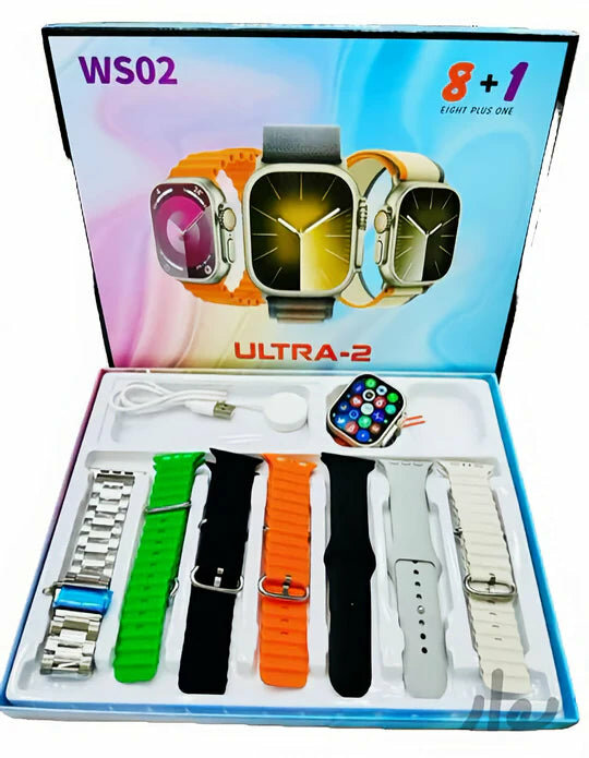 WS02 7 STRAPS IN 1 SMART WATCH