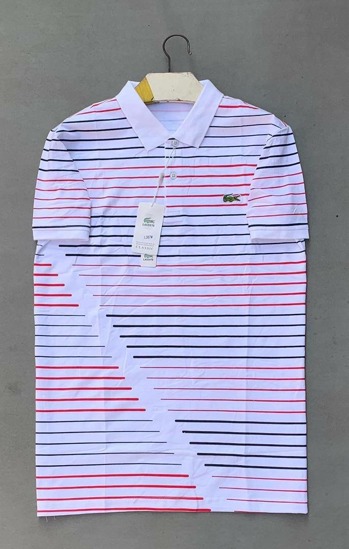 Polo rayé homme élégant