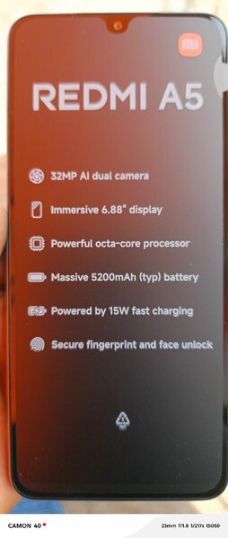 Smartphone Redmi A5 32MP