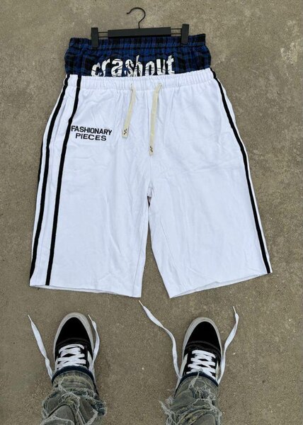 Shorts homme tendance blanc