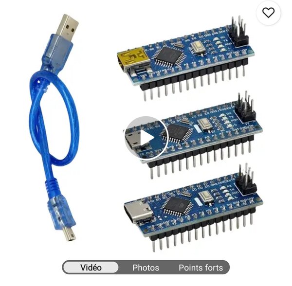 Arduino Nano carte développ