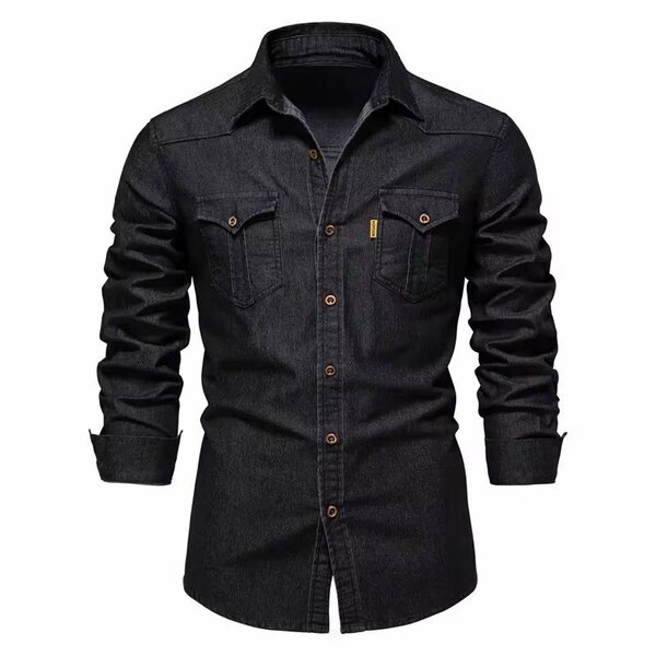 Chemise en jean pour hommes