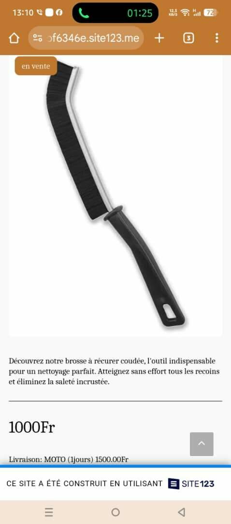 Brosse à récurer en silicone