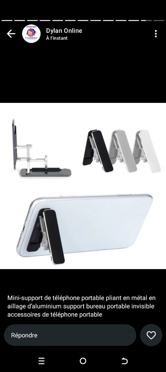 Mini support de téléphone et tablette