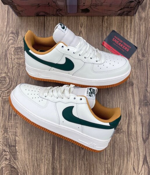 AF1 Cream and Green