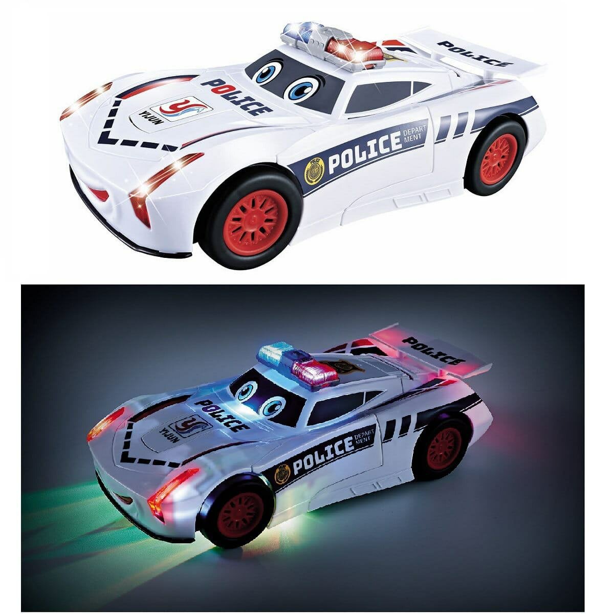 Voiture Robot Policière Lumineuse