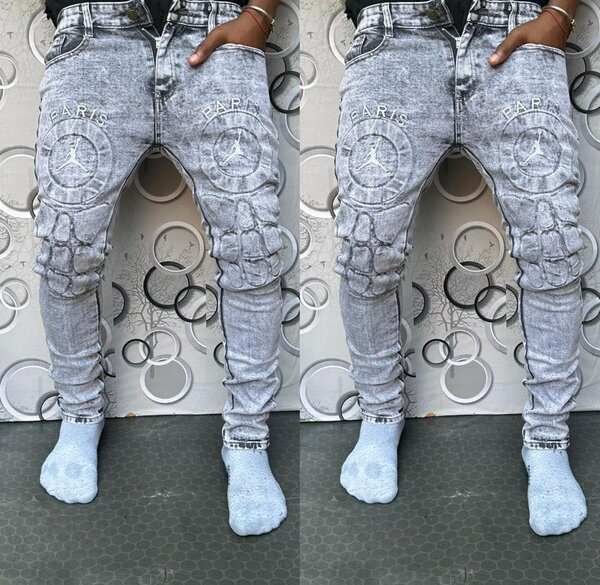 Jeans déchirés tendance homme