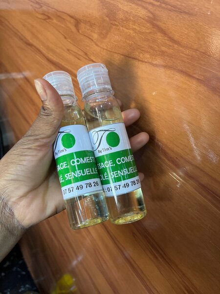 Huile de massage sensuel