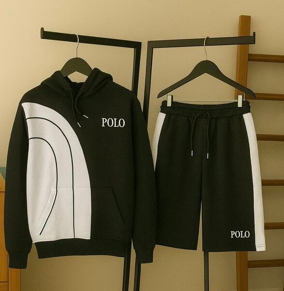 Ensemble Sportif Polo Noir