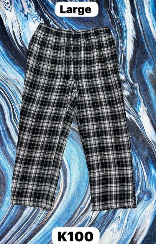 Women's comfortable plaid pajama pants