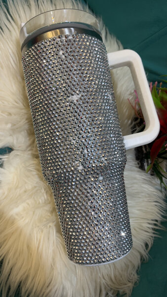 Gobelet à strass glamour