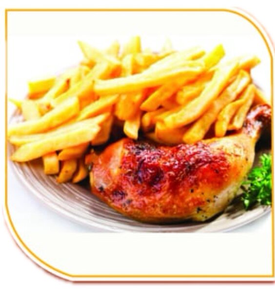 Plat de Poulet et Frites