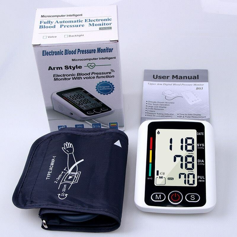Bp monitor with large cuff