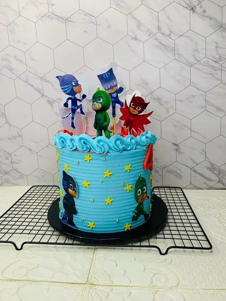 Moist freshly baked cakes