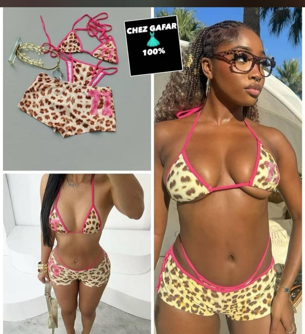 Bikini léopard tendance