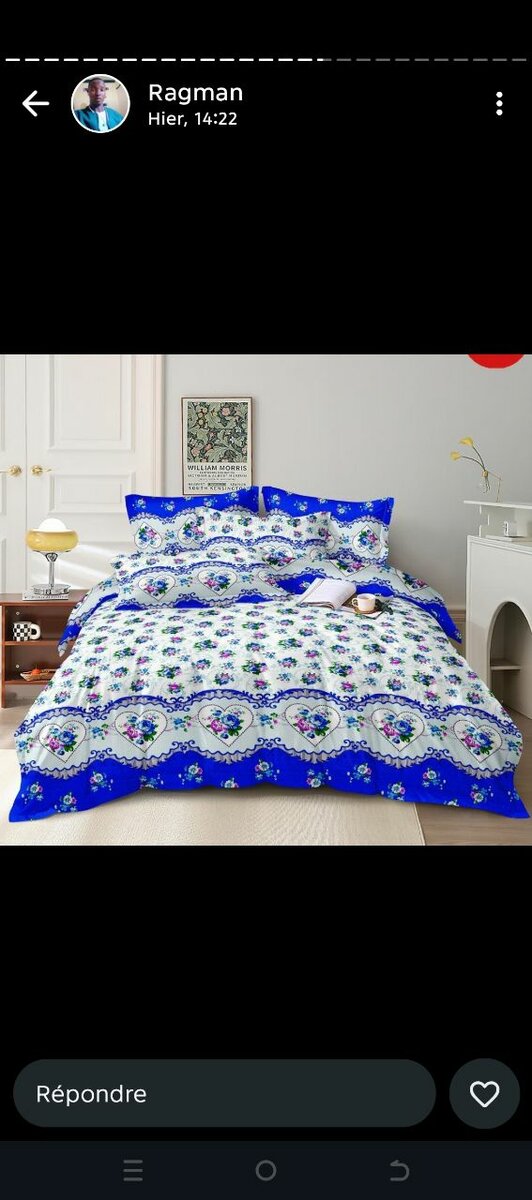 Parure de Lit Fleurie