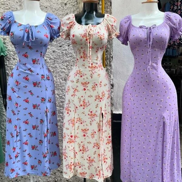 Robe Longue Fleurie Femme